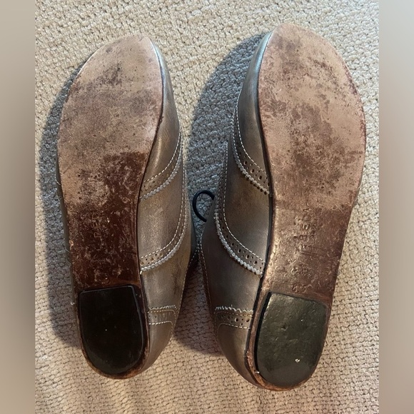 Bed Stu Women’s Taupe Gray Brown Leather Oxfords Shoes size 8.5 preppy classic - Picture 8 of 8